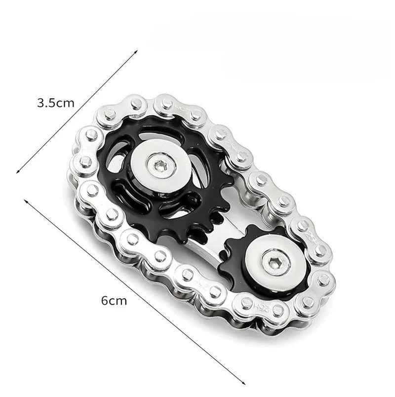 Premium Metal Fidget Spinner for Stress Relief - Ideal Handheld and Desk Accessory for Adults