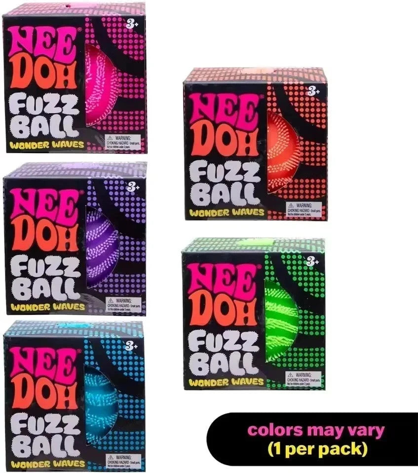 Schylling Needoh Fuzz Ball - Sensory Toy with a Velvet Texture Soft Cloud Squish