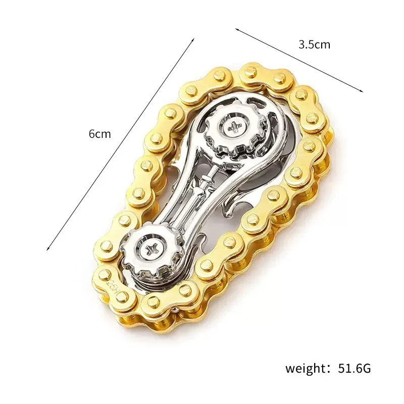 Premium Metal Fidget Spinner for Stress Relief - Ideal Handheld and Desk Accessory for Adults