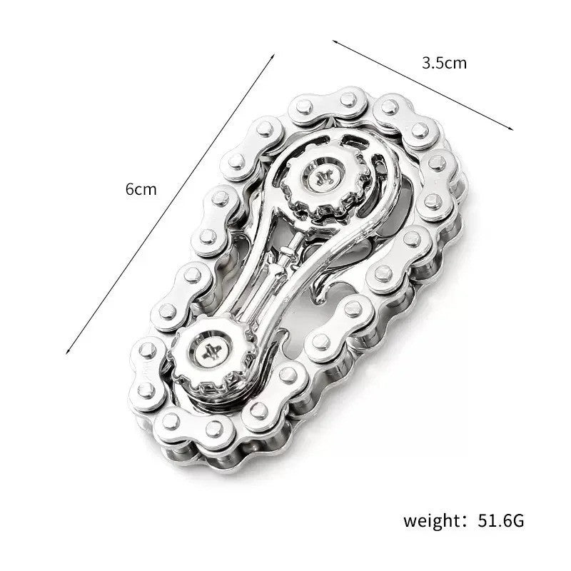 Premium Metal Fidget Spinner for Stress Relief - Ideal Handheld and Desk Accessory for Adults