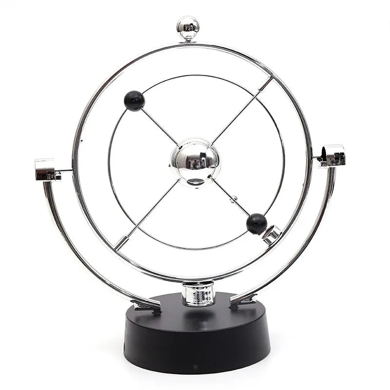 Celestial Orbital Desk Ornament - Galaxy Perpetual Motion Device for Office Decor and Distinctive Gifts
