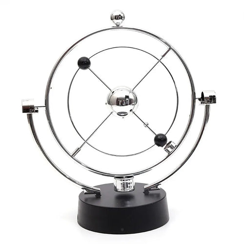 Celestial Orbital Desk Ornament - Galaxy Perpetual Motion Device for Office Decor and Distinctive Gifts