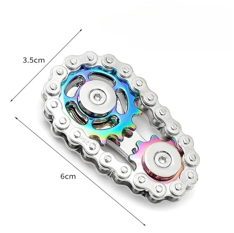 Premium Metal Fidget Spinner for Stress Relief - Ideal Handheld and Desk Accessory for Adults