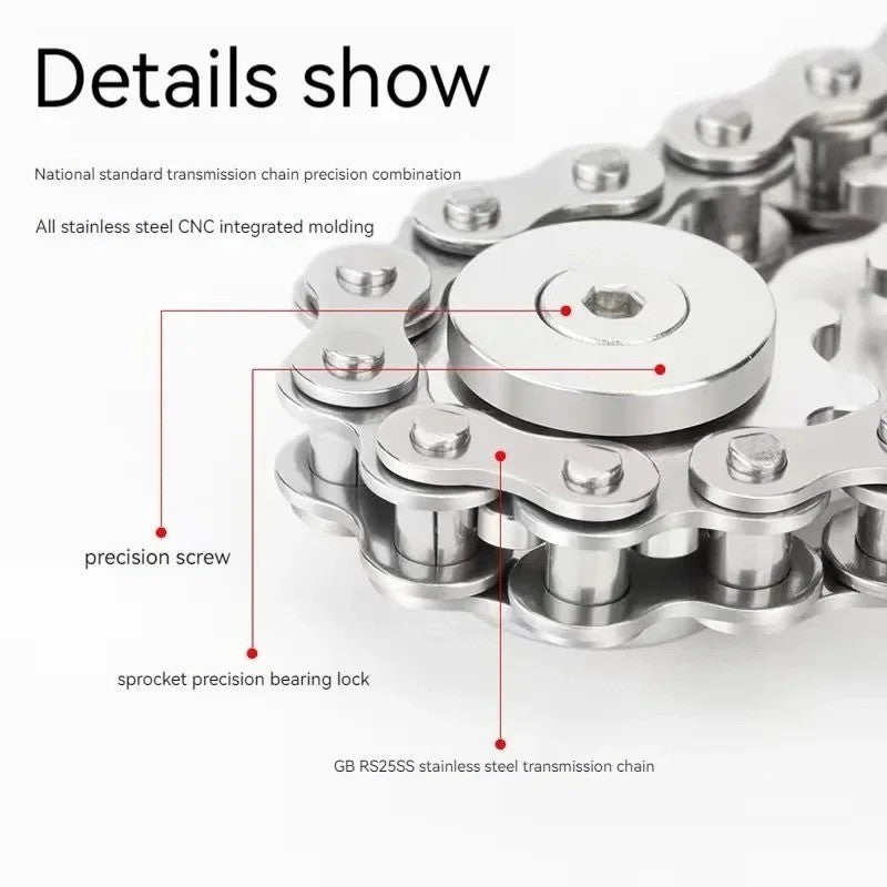 Premium Metal Fidget Spinner for Stress Relief - Ideal Handheld and Desk Accessory for Adults