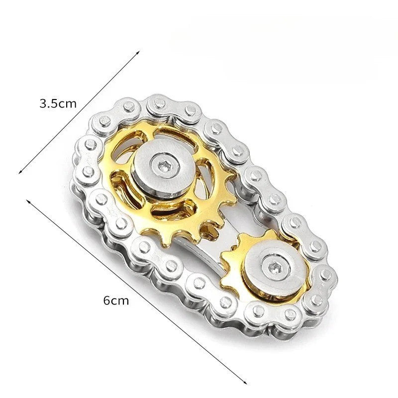 Premium Metal Fidget Spinner for Stress Relief - Ideal Handheld and Desk Accessory for Adults