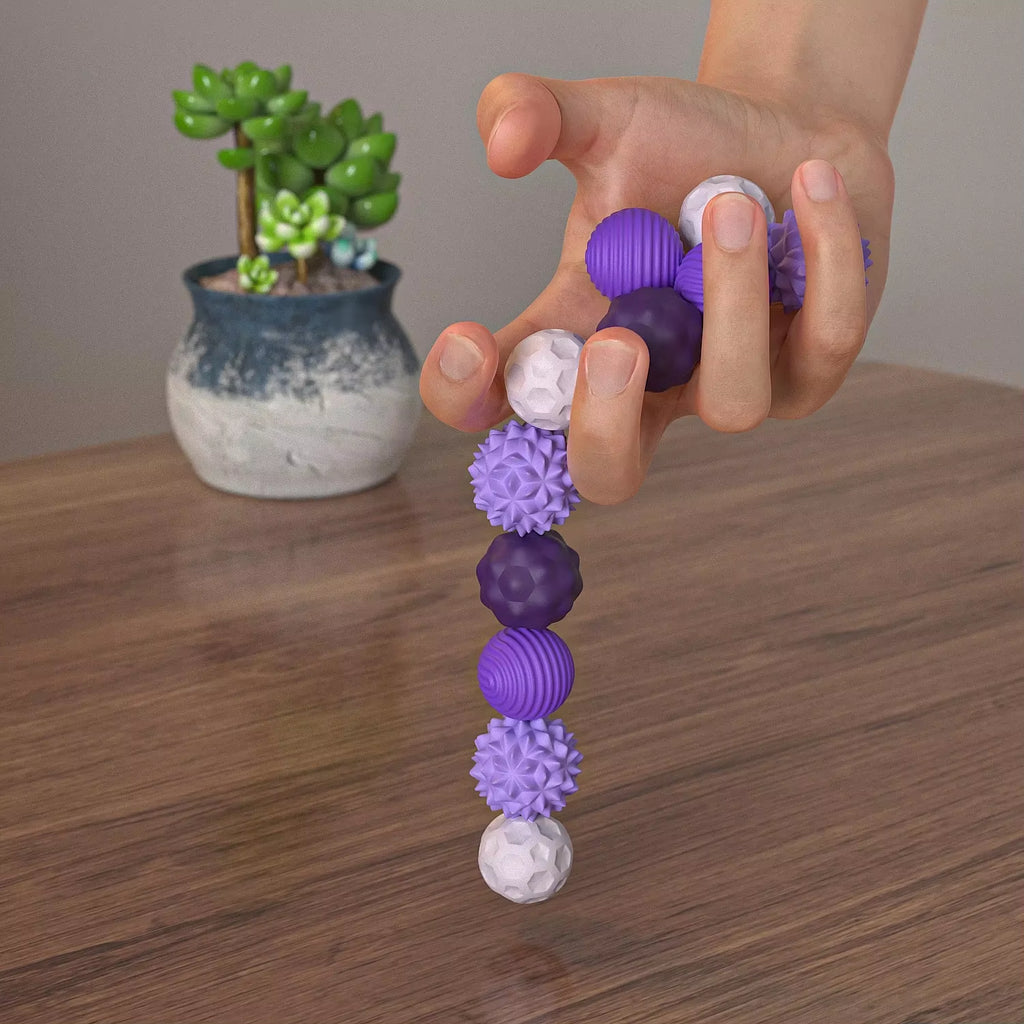 Silicone Magnetic Sensory Balls - Therapeutic Fidget Toy for Anxiety Relief and Support for Autism
