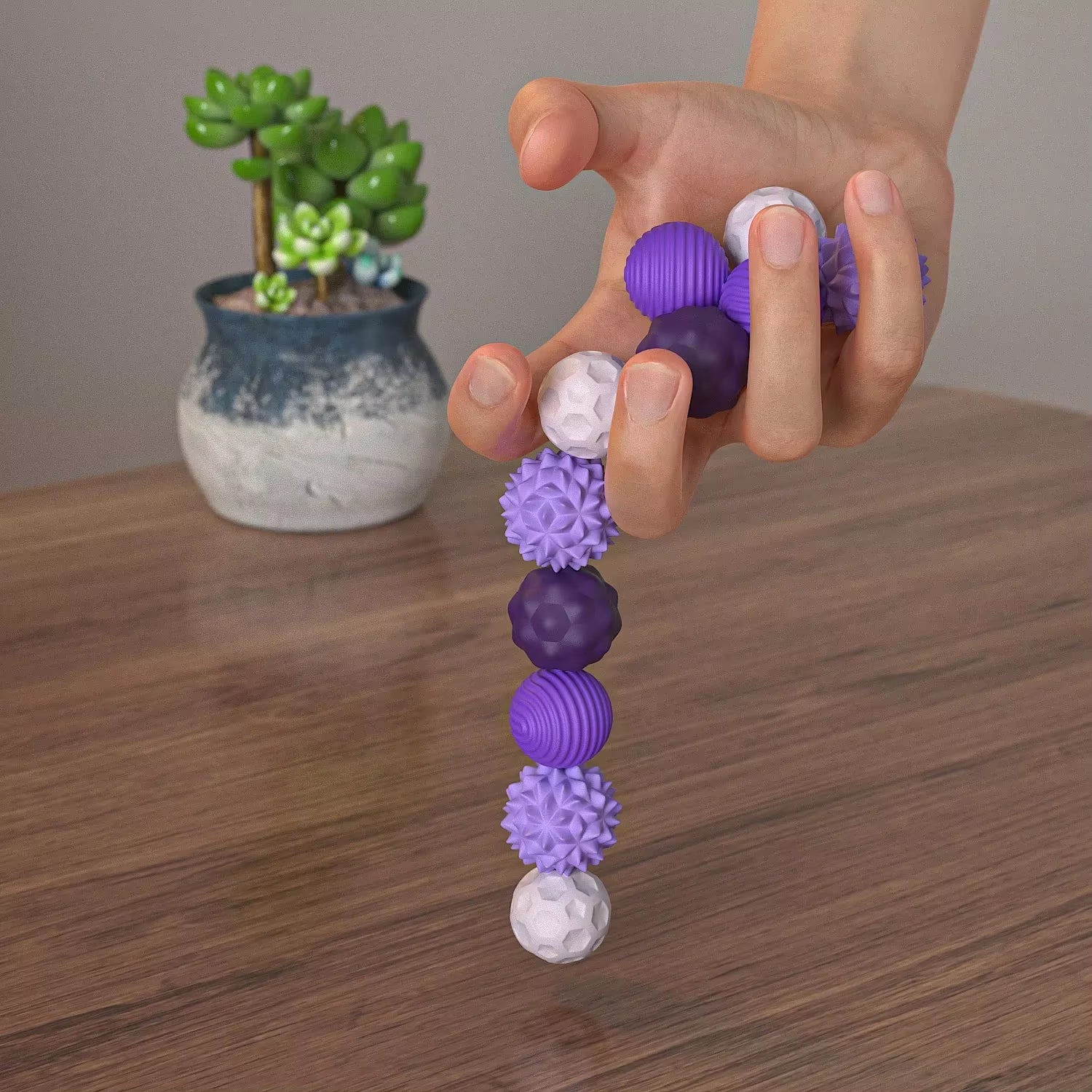 Silicone Magnetic Sensory Balls - Therapeutic Fidget Toy for Anxiety Relief and Support for Autism