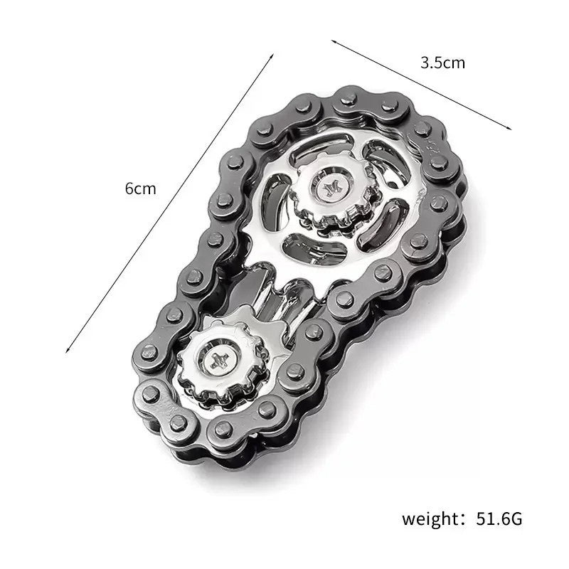 Premium Metal Fidget Spinner for Stress Relief - Ideal Handheld and Desk Accessory for Adults