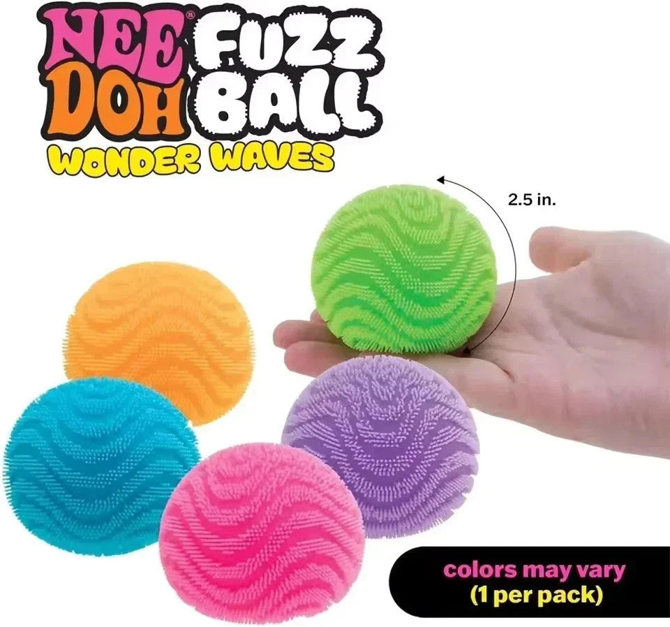 Schylling Needoh Fuzz Ball - Sensory Toy with a Velvet Texture Soft Cloud Squish