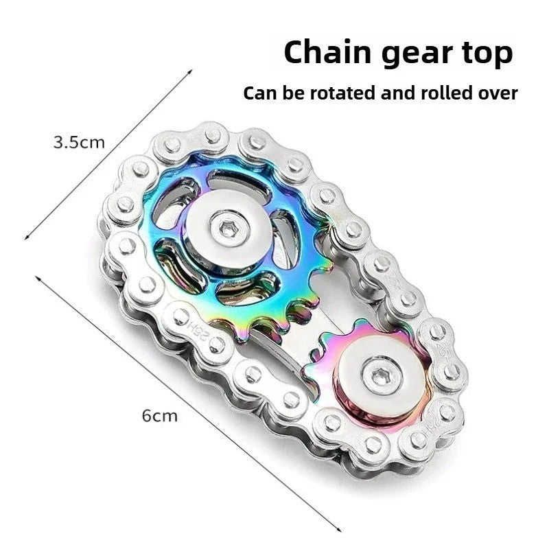 Premium Metal Fidget Spinner for Stress Relief - Ideal Handheld and Desk Accessory for Adults