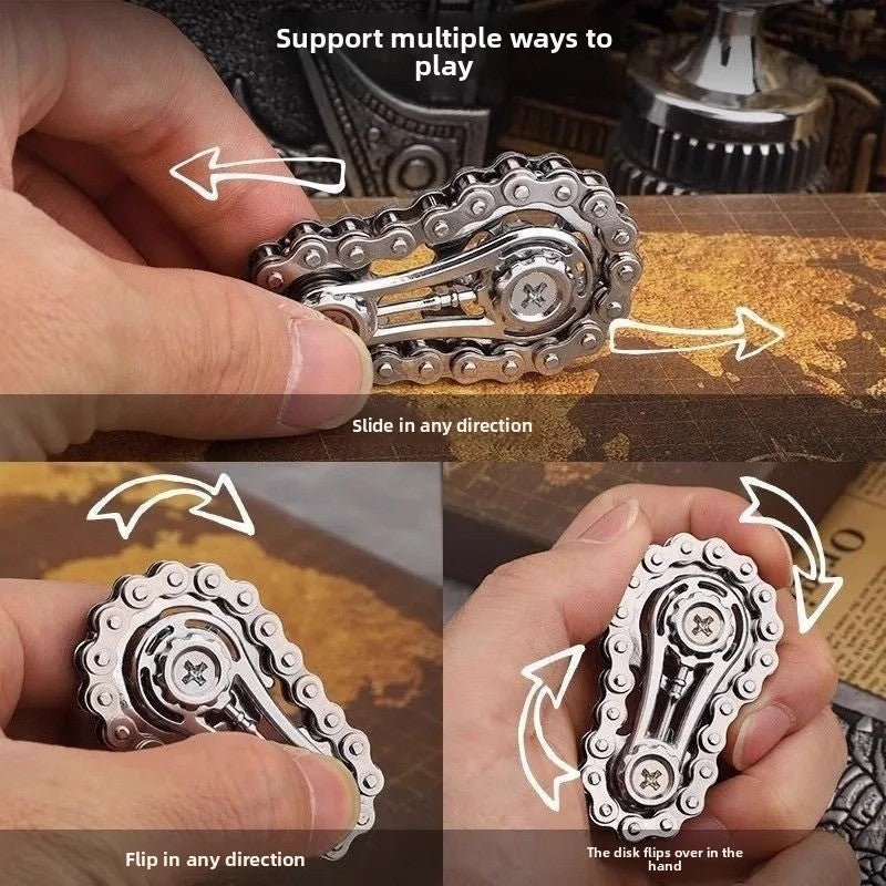 Premium Metal Fidget Spinner for Stress Relief - Ideal Handheld and Desk Accessory for Adults